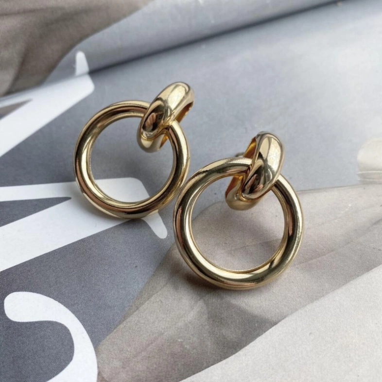 Серьги массивные Бижутерия