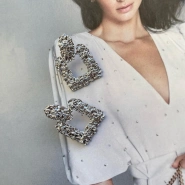 Серьги массивные для вечернего образа 1