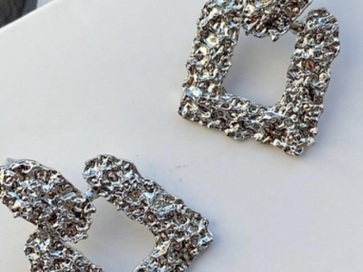 Серьги массивные для вечернего образа