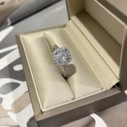 Кольцо-классика с Цирконом 0