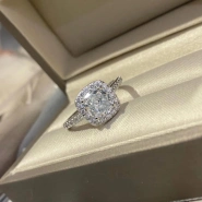 Кольцо-классика с Цирконом 3