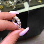 Кольцо с фианитами Хит 2