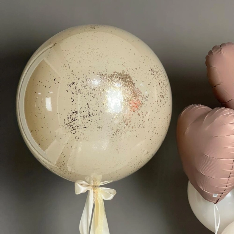 Баблз (60см) и сет шаров Шоколад