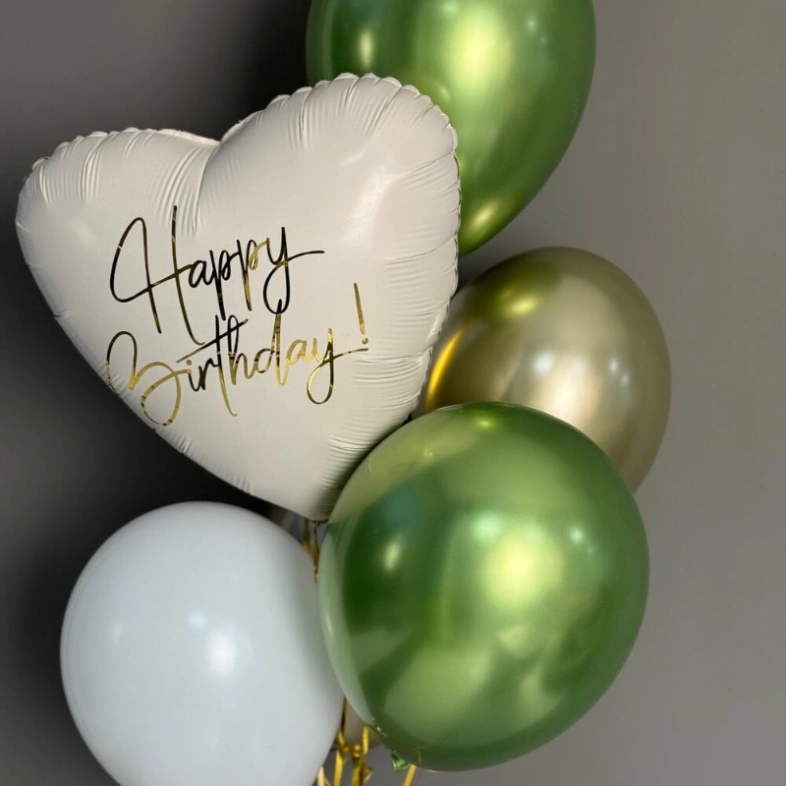 Фонтан шаров «С Днем рождения»