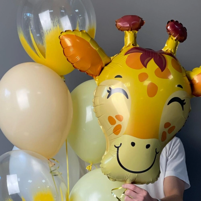 Сет воздушных шаров «Веселый жираф»