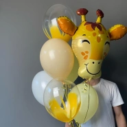 Сет воздушных шаров «Веселый жираф» 3