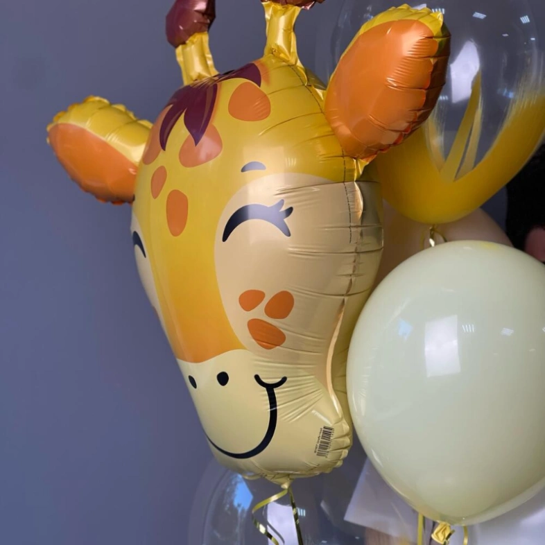 Сет воздушных шаров «Веселый жираф»
