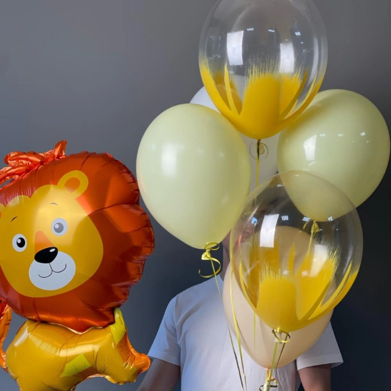Сет воздушных шаров «Львёнок»
