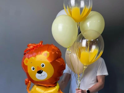 Сет воздушных шаров «Львёнок»