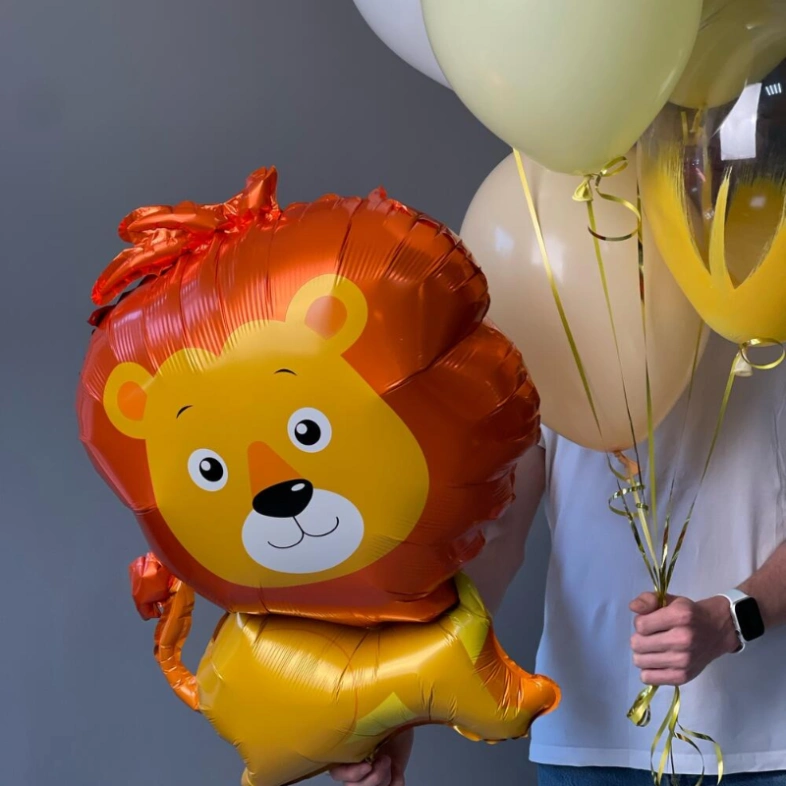 Сет воздушных шаров «Львёнок»