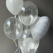Гелиевые шары «Белоснежная любовь» 🤍 1