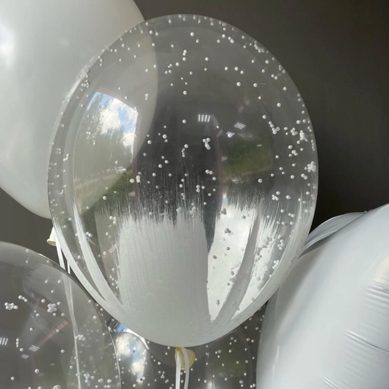 Гелиевые шары «Белоснежная любовь» 🤍