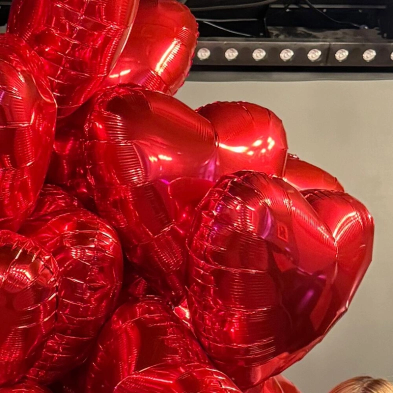 Фольгированные сердца 39 😍