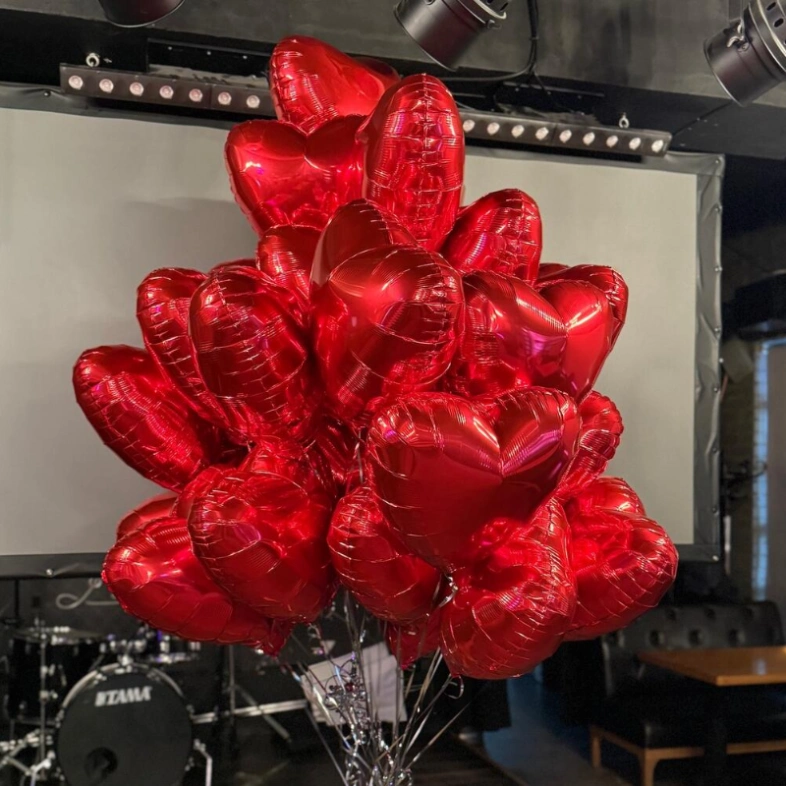 Фольгированные сердца 39 😍