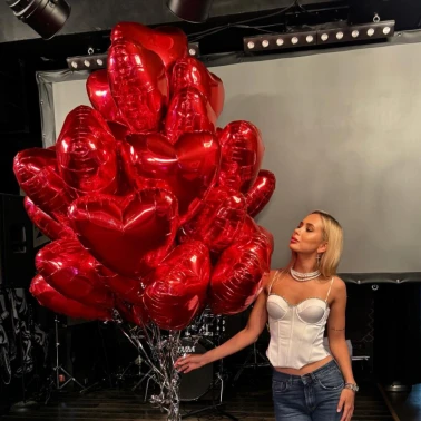 Фольгированные сердца 39 😍