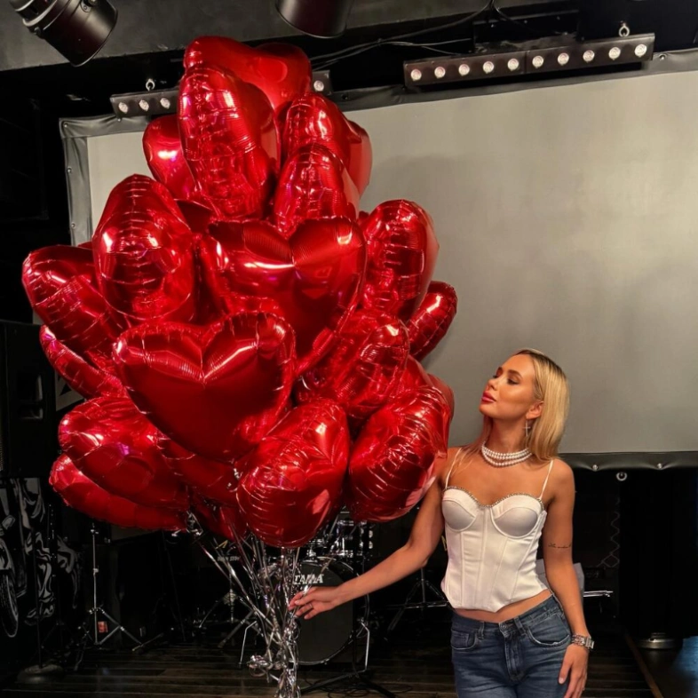 Фольгированные сердца 39 😍