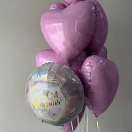 Сет фольгированных шаров «С днем рождения» 2