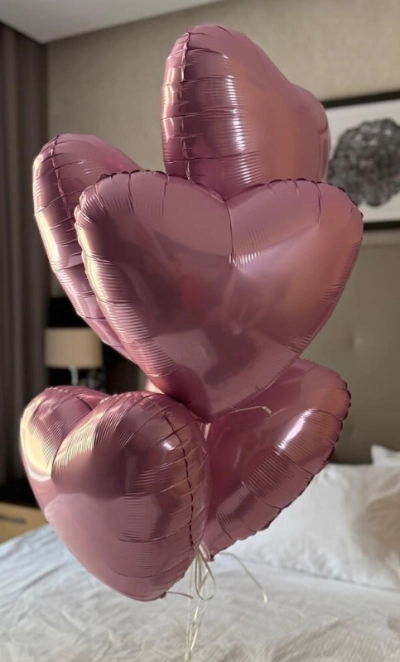 Фольгированные сердца 5 💘