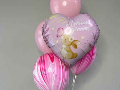 Шары «Любимой доченьке»