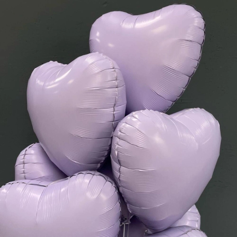 Сет фольгированных шаров «лаванда»