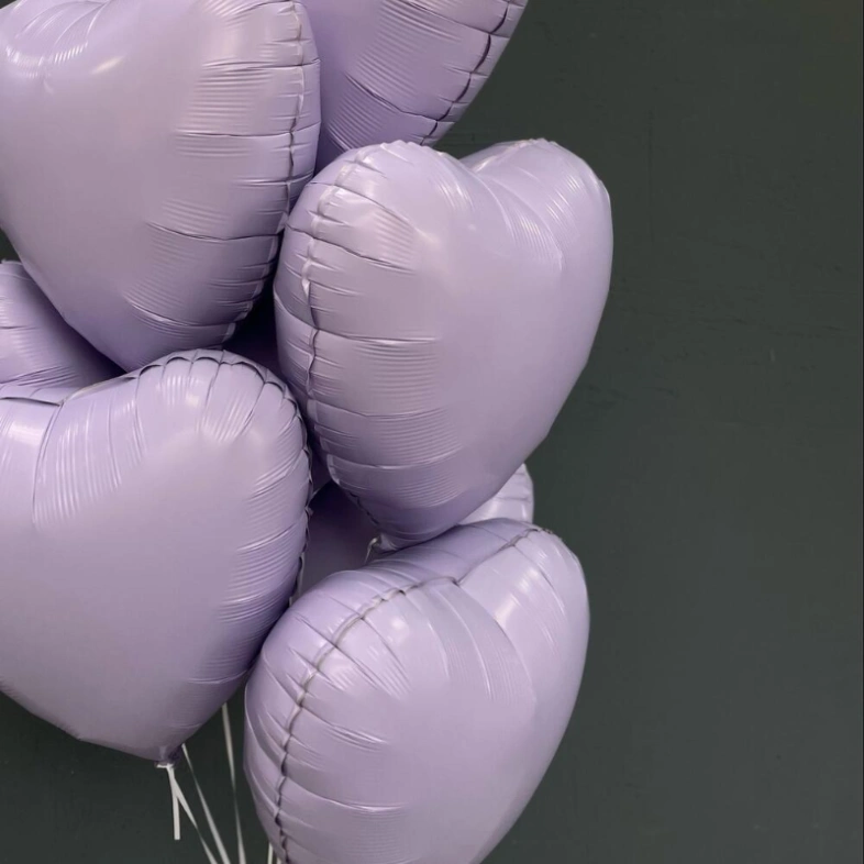 Сет фольгированных шаров «лаванда»
