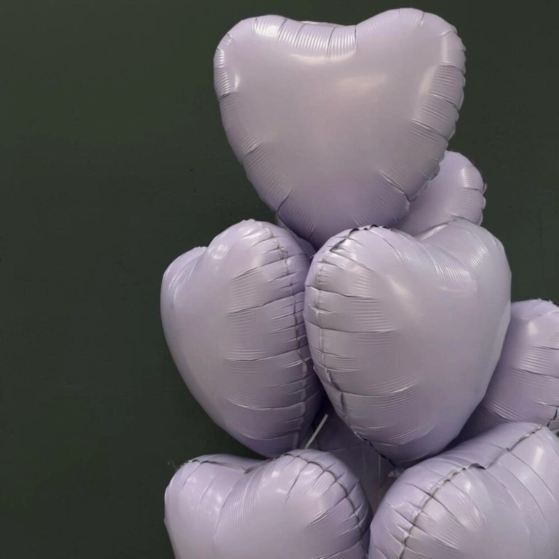 Сет фольгированных шаров «лаванда»