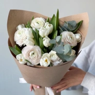 Тюльпаны и Ранункулюсы в крафте 3