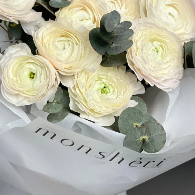 Эксклюзивные ранункулюсы и эвкалипт