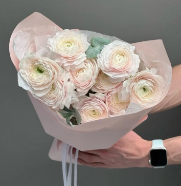 Монобукет из нежнейших Ранункулюсов