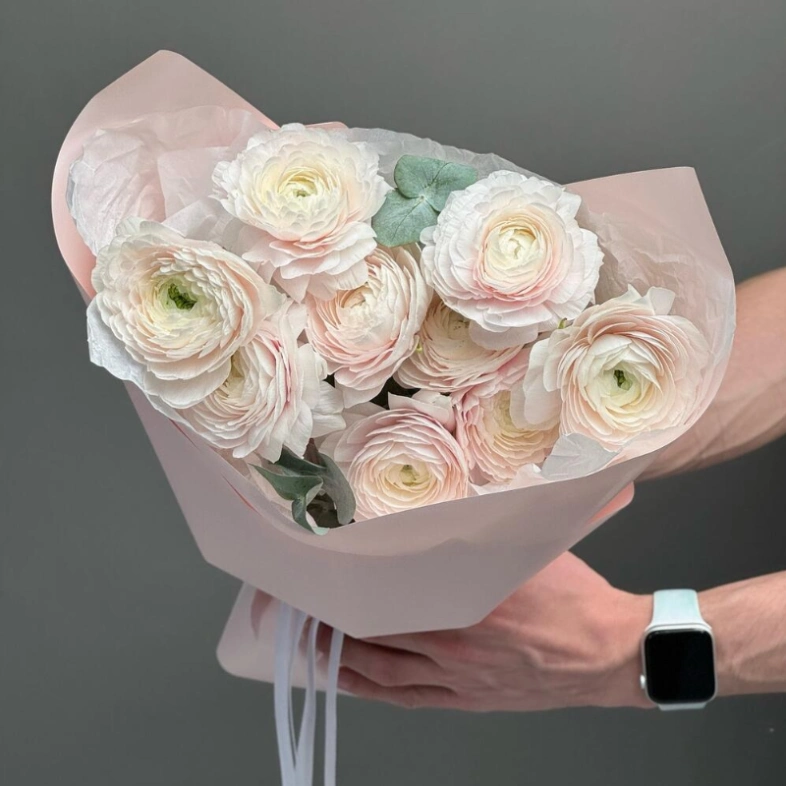 Монобукет из нежнейших Ранункулюсов