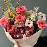 Осеннее настроение с орхидеей и розами 1