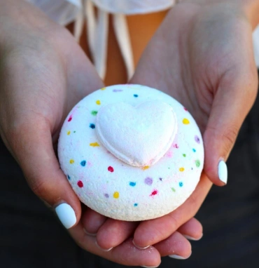 Бомбочка для ванны «Пончик White.»