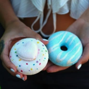 Бомбочка для ванны «Пончик White.» 3