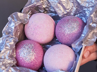 Бокс с бомбочками для ванны 4 в наборе 💜