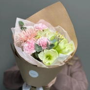 Сборный букет с Амариллисом 0