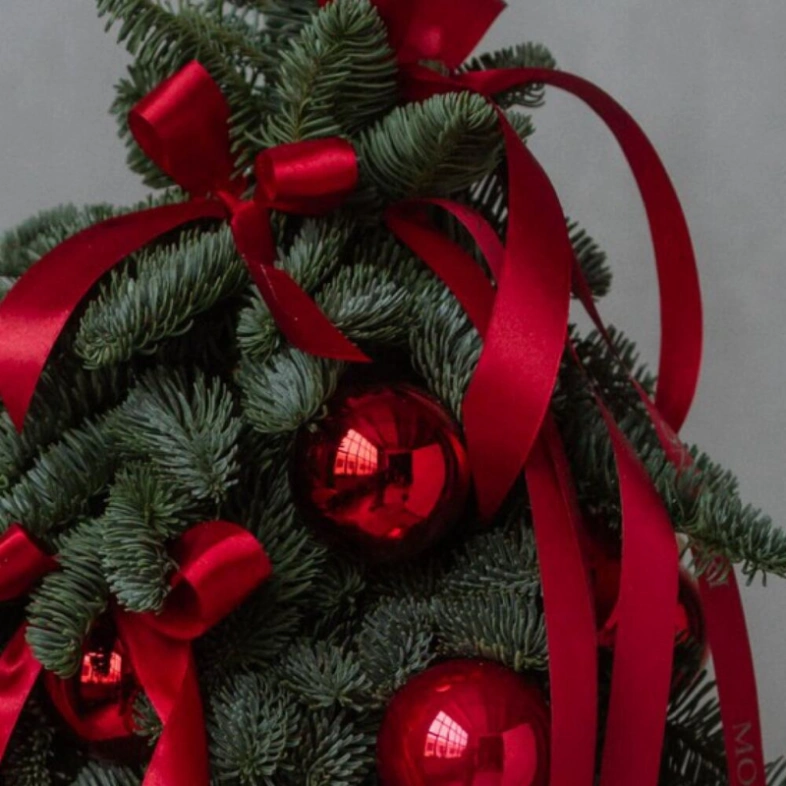 Елочка из ароматного нобилиса ручной работы