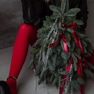 Елочка из нобилиса (голубая ель) ручной работы 2