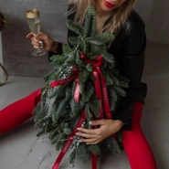 Елочка из нобилиса (голубая ель) ручной работы 1