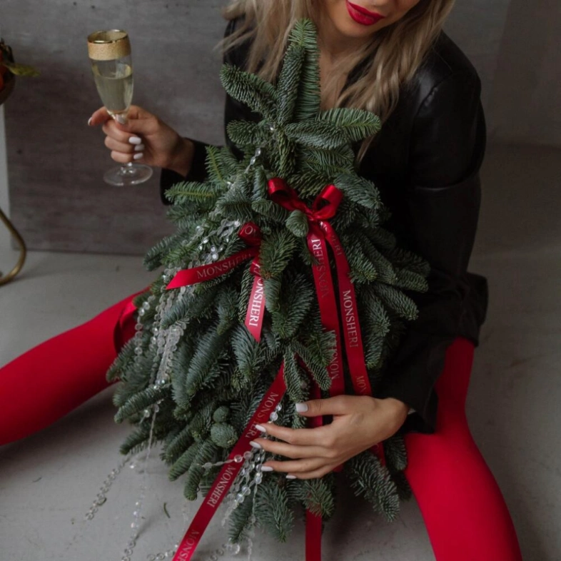 Елочка из нобилиса (голубая ель) ручной работы