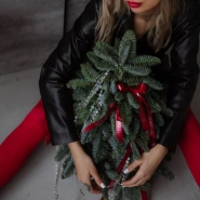 Елочка из нобилиса (голубая ель) ручной работы 3