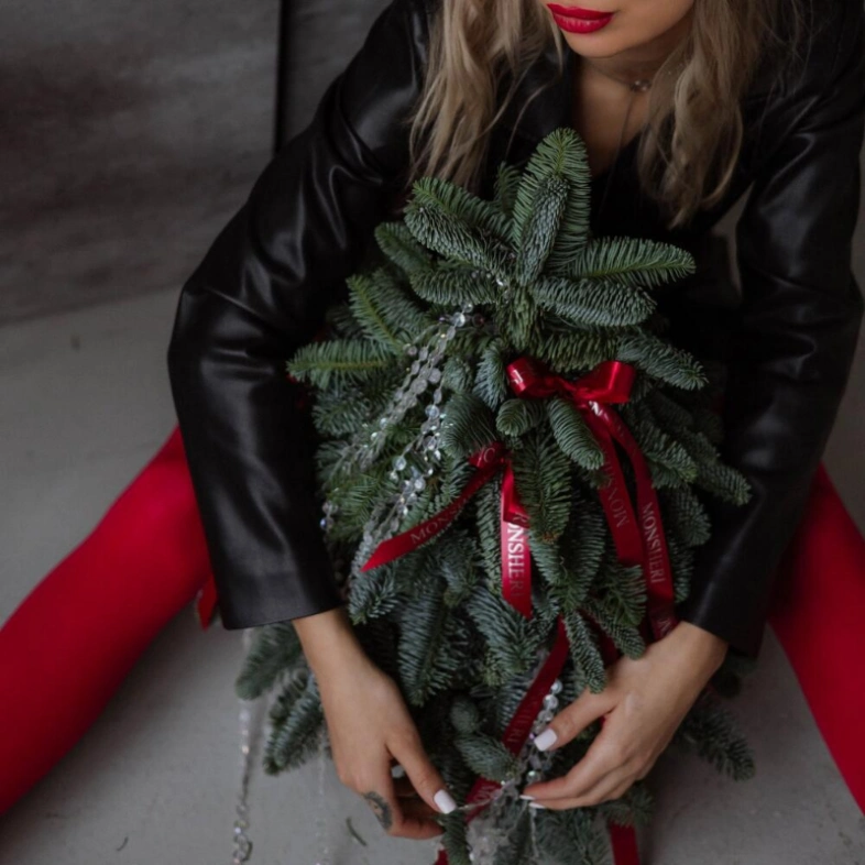 Елочка из нобилиса (голубая ель) ручной работы