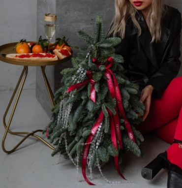 Елочка из нобилиса (голубая ель) ручной работы