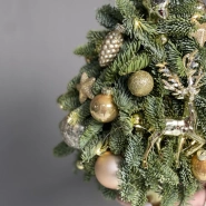 Ёлочная композиция ручной работы 3