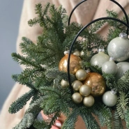 Новогодняя композиция из нобилиса (елки) 💫 2