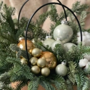 Новогодняя композиция из нобилиса (елки) 💫 3