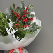 Авторский букет из датской ели сорта Нобилис 4