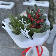 Авторский букет из датской ели сорта Нобилис 2