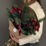 Новогодний букет из нобилиса🎄 0