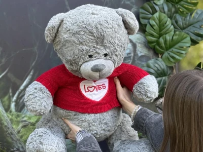 Плюшевый медведь Love