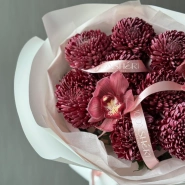 Сезонные бигуди в сочетании с орхидеей 4